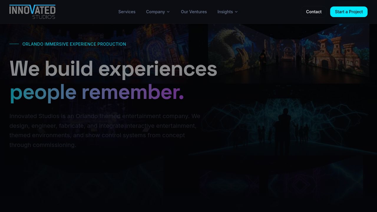 Immersive Experience Production | Innovated Studios